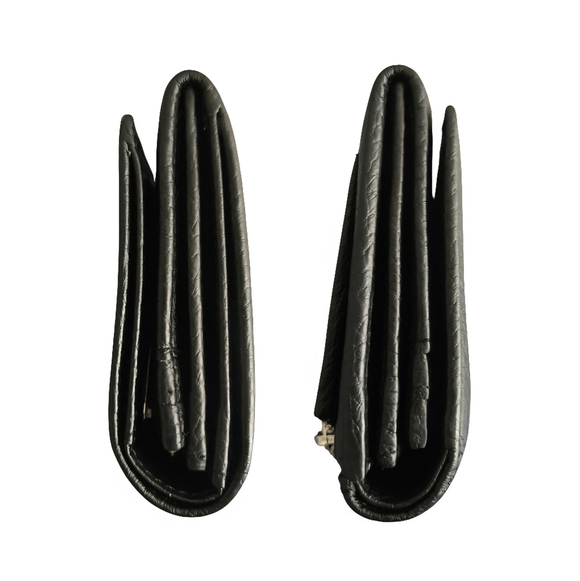 Valentina Black Leather Wallet - Picture 5 of 12